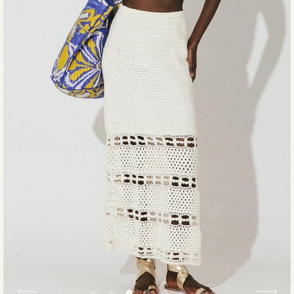 cleobella crochet midi skirt - Picture 3 of 6